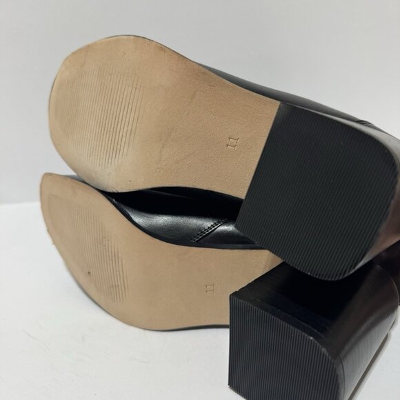 Andre Assous Womens Naia Chelsea Boot Black Leather Size 11 M - Picture 5 of 5